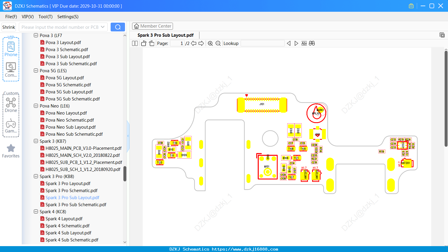 Tecno Spark 3 Pro Sub Layout